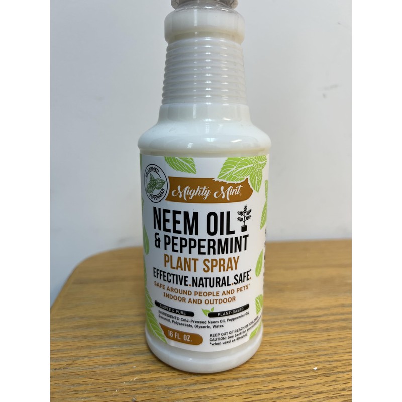 Mighty Mint Neem Oil & Peppermint Plant Nutrient Spray –