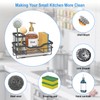Sponge Holder for Kitchen Caddy Sink Organizer, Multifunctional Rustproof Dish