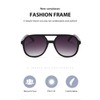 OSAGAMA Vintage Polarisierte Sonnenbrille Pilot Brille Oversized Sunglasses für Damen