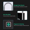 Smart Fingerprint Padlock Rechargeable Keyless 10 Fingerprints Morse Code Emergency