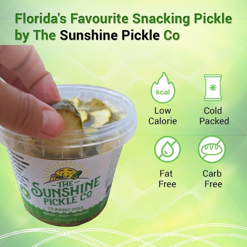 Florida's Favourite Snacking Pickle by The Sunshine Pickle Co -