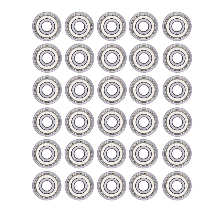 20PCS Miniature Ball Bearings Lightweight Iron Sealed Deep Groove Bearing