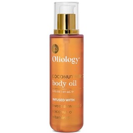 Oliology Aceite Corporal De Coco E Hibisco: Fórmula Hidratante Y Nutritiva Con Aceite De Coco, Aceite De Almendras Dulces Y Vitamina E | Ligero Y De Rápida Absorción | 6 Onzas Líquidas