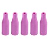 5pcs Extra Fine Nozzles Ceramic Nozzle Welding Accessories Consumables Mig
