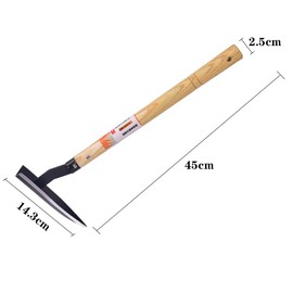 FOXSMZZ Garden Triangle Hoe Japanese Weeding - Blade Edge is Very Sharp