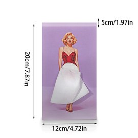 1pc Tiss-ue Box Cover, Girl's Long Skirt Tissue Box Creative Charming Vintage Girl Skirt Tissue Box Holder Suitable for Bedroom, Living Room, Office