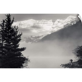 CANVAS ON DEMAND Lake Louise, Banff National Park, Lake Wall Decal, Photography Artwork