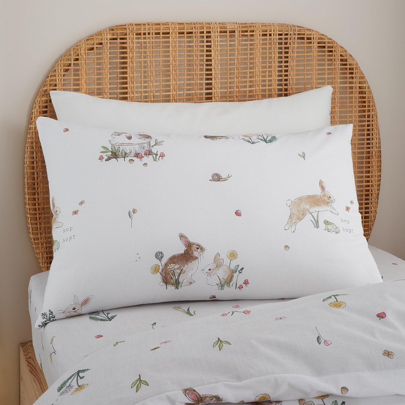 Bianca Bunny Rabbit Friends Cotton Junior Duvet Cover Set with
