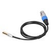 3Pin Audio Cable Mini Male to XLR Female Zinc Alloy