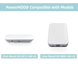 PowerHOOD 12V AC/DC Adapter Compatible with Cisco Meraki GO GR12 GR12-HW GR12-HW-US GR62 GR62-HW GR62-HW-US WiFi 6 Access Point Cloud Managed 12VDC 1000mA 12 Volts Power Supply Cord Charger Cable PSU