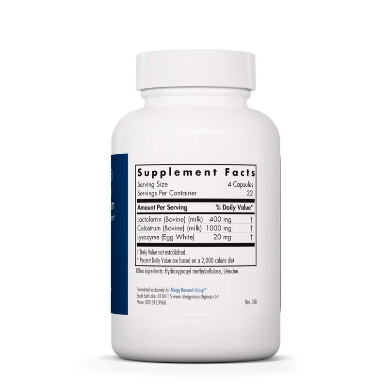Allergy Research Group - Laktoferrin with Colostrum - Immune Support