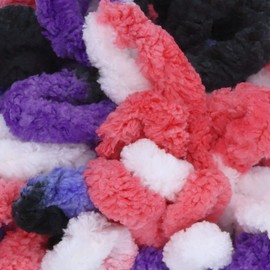 JubileeYarn Fun Finger Pride Loops Yarn - Jumbo Loop Yarn - 100g/Skein - Kroczaleski - 6 Skeins