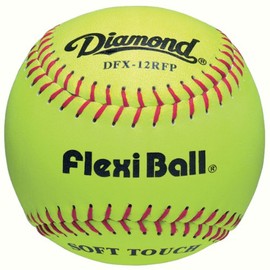 Diamond DFX-12RFP Leather Practice Softball (1 Dozen)