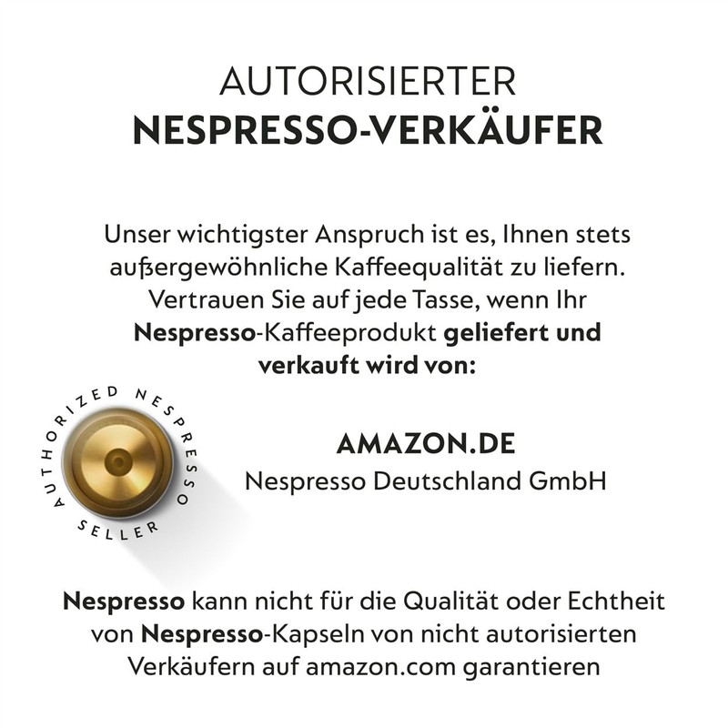 NESPRESSO Original Capriccio 100 Coffee Capsules, Arabica & Robusta Coffee,