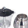 Stovetop Coffee Maker 6 Cup Moka Pot Clear ABS Top