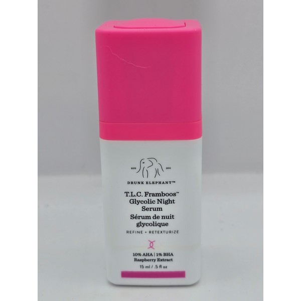 Drunk Elephant TLC FRAMBOOS GLYCOLIC NIGHT SERUM 15 ML/0.5 Oz