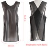 NEWGEM 100% Waterproof Cross Back Apron With Pockets For Women