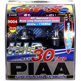 PIAA Super Plasma GT-X 9004 Headlights NEW Extreme White Bulbs H-424 DOT HB1