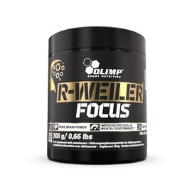 OLIMP SPORT NUTRITION - R-Weiler Focus dietary supplement for more power and concentration. Take your pre workout booster to a whole new level! Flavour: Cola (300 g)