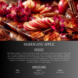 LaPew Mahogany Apple Bundle – Carpet Deodorizer Powder & Scented Mop Soap Set – Odor Eliminator for Pet-Friendly Homes