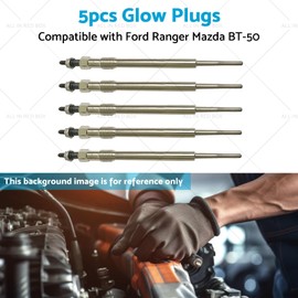 MAX COOL 5X Glow Plugs Suitable for Ford Ranger PX Mazda BT50 3.2L P5AT Diesel BK3Q6M090AB
