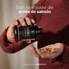 B Life Omega 3 de Salmón 60 Cápsulas | 1000 mg por porción | Alto en EPA y DHA