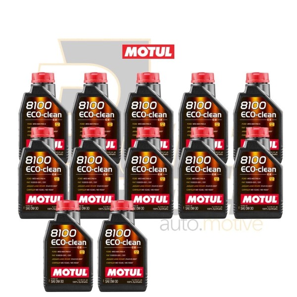 Motul 1L Synthetic Engine Oil 8100 Eco-Clean 0W30 - Case