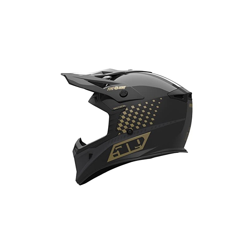 509 Tactical Offroad Helmet (Speedsta Black Gold - 2X-Large)
