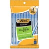 BIC Round Stic Ball Pen, Blue, 10 ct