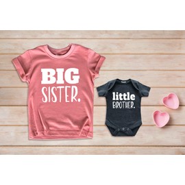 Unordinary - Conjunto de camisas a juego para bebés recién nacidos, Malva / negro carbón., Kid (3T) / Baby (NB)