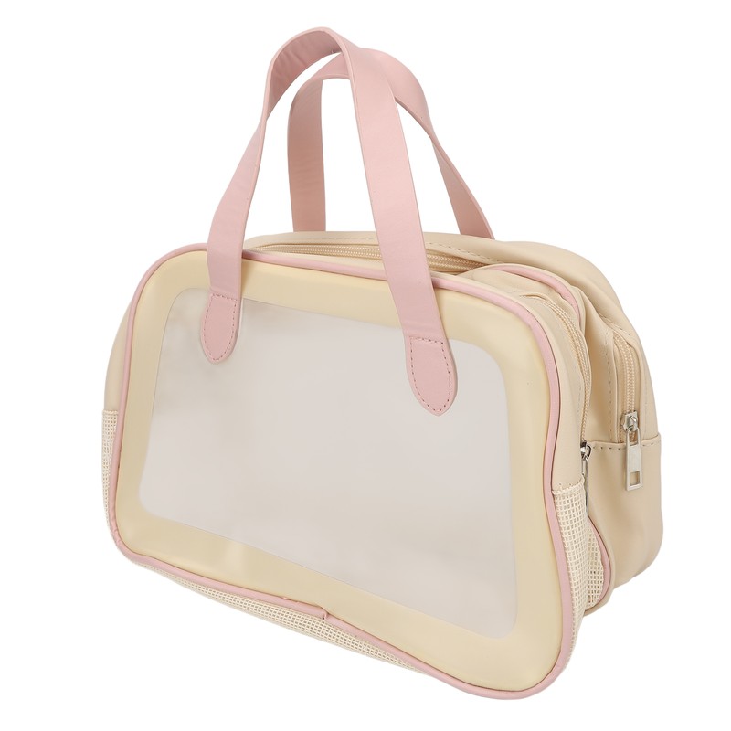 Dry Wet Toiletry Bag Breathable Mesh Dry Wet Separating Makeup