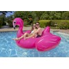 Poolmaster Jumbo Swimming Pool Float Rider, Flamingo