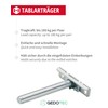Gedotec Shelf Bracket Adjustable | Pack of 2 Shelf Brackets