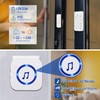 Wireless Magnetic Door Sensor 600Ft Operating Range 58 Chimes Adjustable