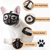 French Bulldog Muzzlem, Short Snout Dog Muzzle Adjustable Breathable Mesh