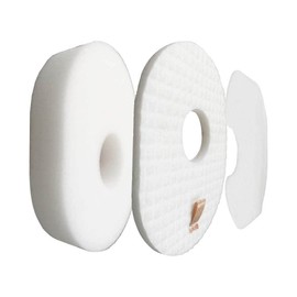 HASMX XFF300 Filter Set Replacement for Shark Fits for Rocket Ultra -Light Models HV292 HV300 HV300W HV301 HV302 HV303 HV305 HV308 HV310 UV450 Include 2 Felt filters and 2 Foam Filter