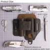Topstache Leather Multitool Sheath,EDC Belt Organizer for Work and Daily