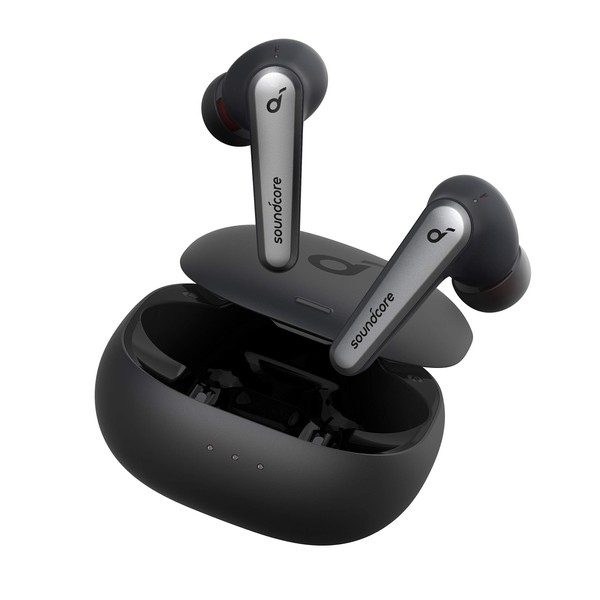 Anker Soundcore Liberty Air 2 Pro (Wireless Earbuds, Bluetooth Compatible), Fully Wireless Earphones, Bluetooth 5.0 Compatible, Ultra Noise Canceling, External Sound Capture, Wireless Charging, IPX4 Waterproof Standard, Up to 26 Hours Music Playback, Ded