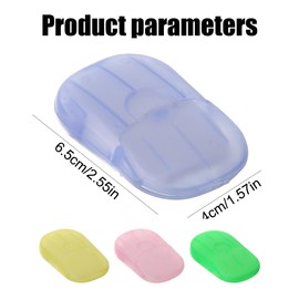 JSKWIKE 4 Boxes Soap Paper Soap Sheets Leaves Soap for On the Go Disposable Paper Soap Sheets Travel Portable Paper with Plastic Box for On the Go Travel Camp Outdoor