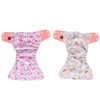 4 Pcs Baby Cloth Diapers Adjustable Washable Reusable Diapers for