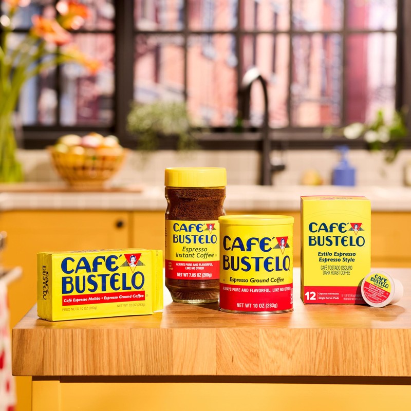 Café Bustelo Espresso Style Dark Roast, Single Serve Coffee Pods,