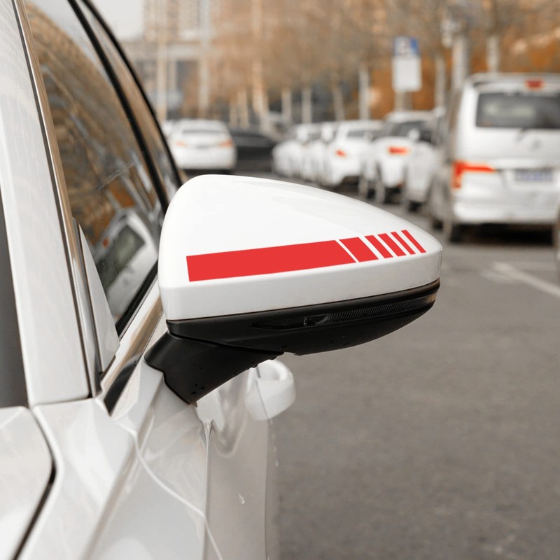 SINGARO Car Rear View Mirror Stickers Decor Car Body Sticker