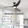 TAVZAKE Ceiling Fans with Lights, 42 inch Low Profile Ceiling