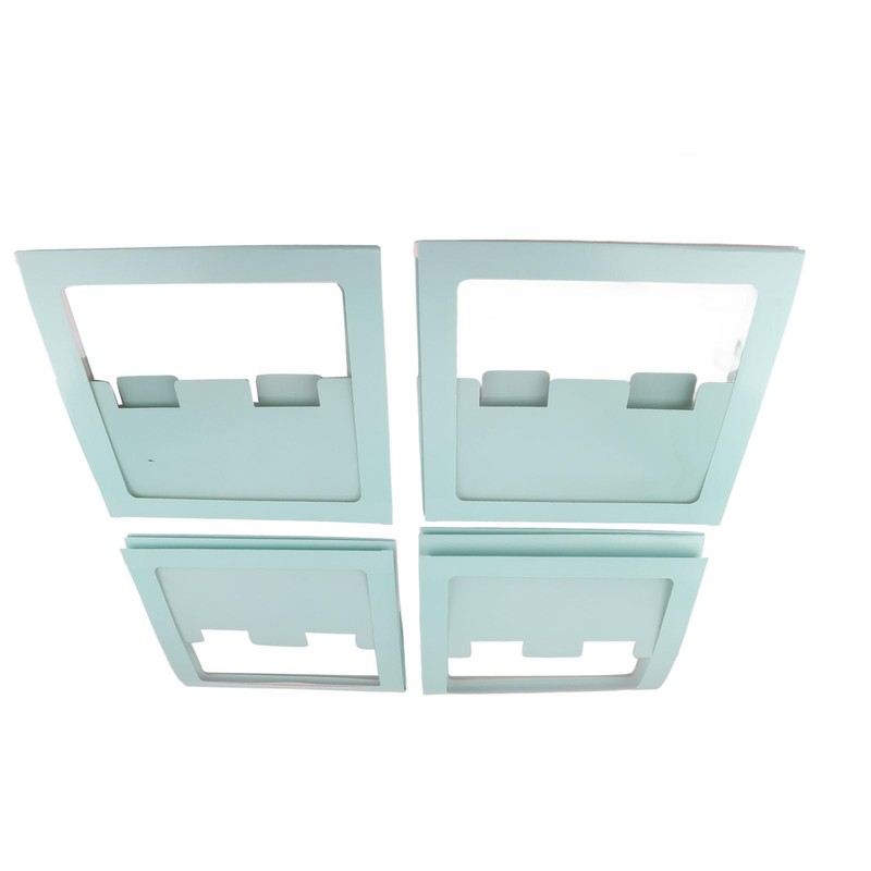 Transparent Reusable Lightweight Baby Boxes with Letters, for Baby Shower