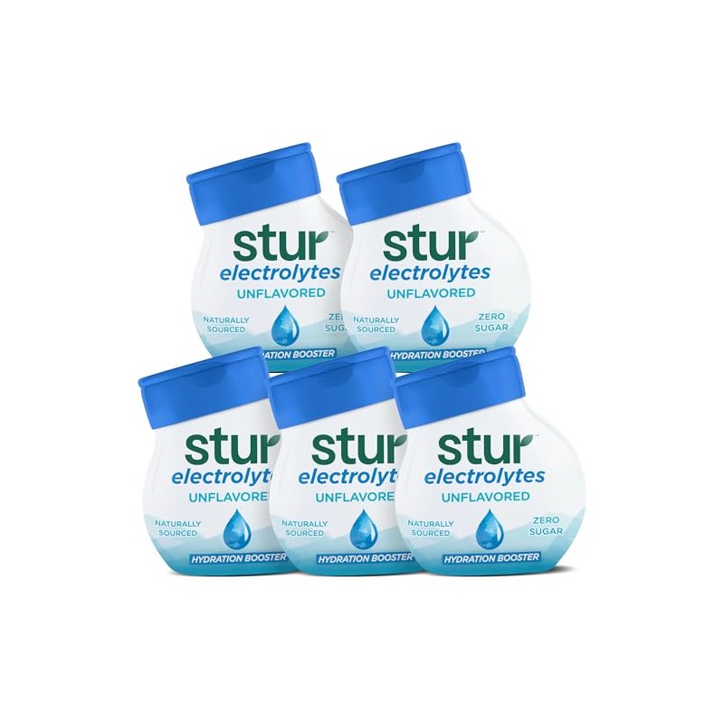 Stur Liquid Water Enhancer | Unflavored Electrolytes | Zero Calories