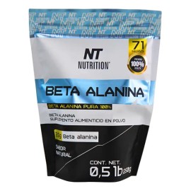 Beta Alanina 100% Pureza Premium 70 Porciones Nt Nutrition Sabor Natural