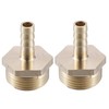 A ABSOPRO Hose Nozzle 3/4 Inch Hose Connector Brass Male
