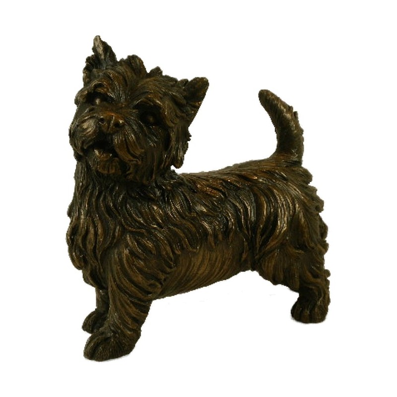 Bronze Sculptures Bronzed West Highland Terrier Dog SCULPTURE