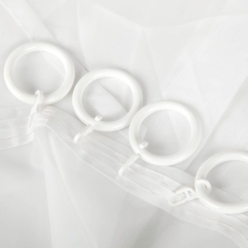 Bestlivings Rings with Folding Hooks (Set of 20), Curtain Rings