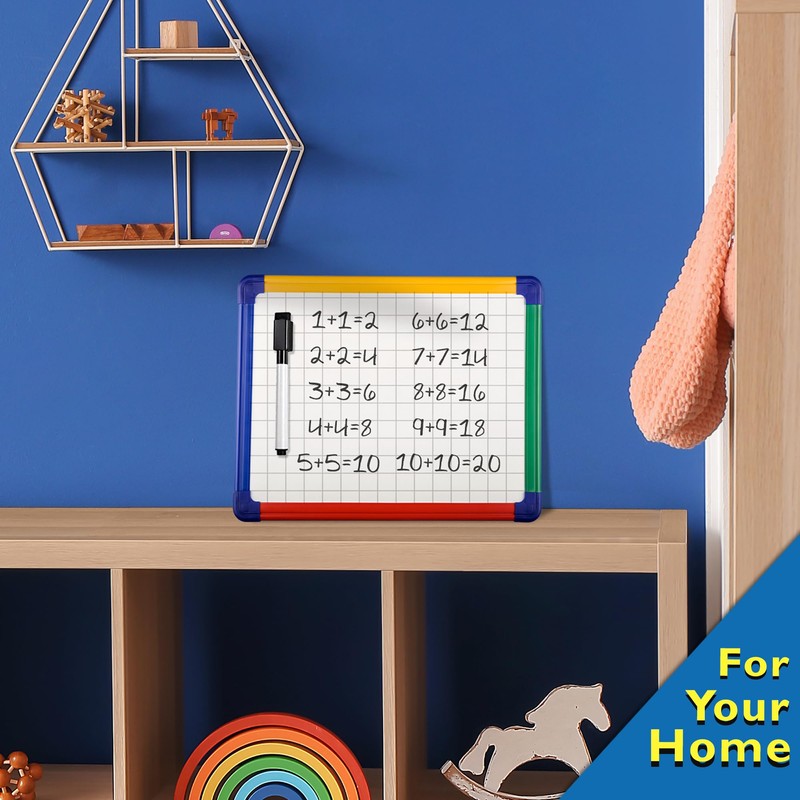 Premium A4 Magnetic Whiteboard 30 x 21cm- Double-Sided with Dry